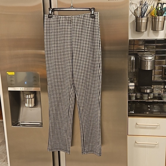 Sanctuary Pants - 💕SANCTUARY💕 Straight Leg Pants ~ Black & White Hounstooth Print Small S NWOT